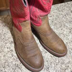 Ariat roughstock boots wide